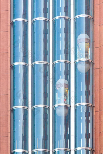 现代<strong>玻璃电梯电梯</strong>业务建筑中心