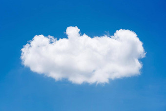 单自然白色云蓝色的天空背景白天照片自然云自由自然概念