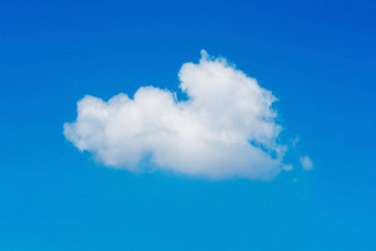 自然单白色云蓝色的天空背景白天照片自然云自由自然概念