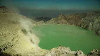 山景观火山口湖