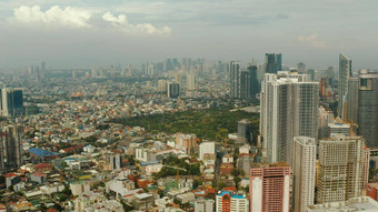 马尼拉资本菲律宾空中视图