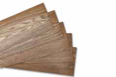 乙烯基瓷砖堆栈孤立的白色背景首页室内设计房子改造木模式乙烯基瓷砖乙烯基地板材料聚合物乙烯基表首页地板上