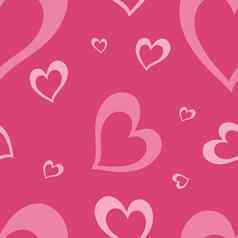 背景装饰假期情人节一天婚礼无缝的模式粉红色的粉红色的背景理想的情人节一天卡包装纸平设计纹理