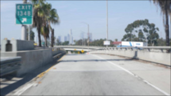 开车城际高速公路这些洛杉矶加州美国散焦视图车玻璃挡风玻璃忙号州际公路高速公路模糊郊区多个<strong>车道车道</strong>相机内部汽车