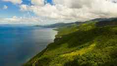 莱特岛岛覆盖热带雨林菲律宾