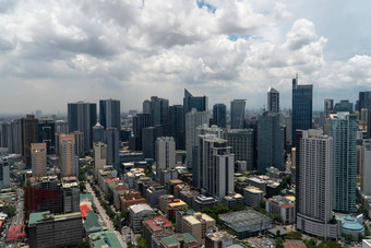 马尼拉资本菲律宾空中视图