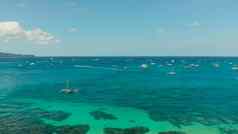 海吸引力海滩度假胜地长滩岛岛菲律宾