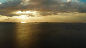 日落海马尼拉湾