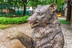 雕塑费尔德曼环保园乌克兰