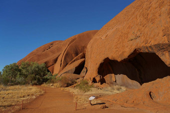 日出乌奴奴艾尔斯岩石红色的中心澳大利亚澳大利亚