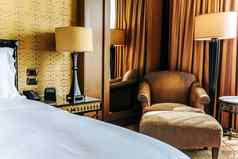 奢侈品卧室明星酒店房间