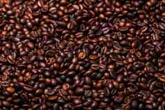 咖啡豆子背景背景烤咖啡豆子
