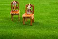 模型木椅子