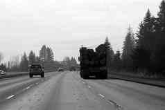 日志记录卡车高速公路
