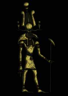 堪苏神古老的埃及