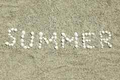 海沙子登记夏天空间文本夏天背景