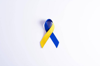 并发<strong>症状</strong>一天蓝色的黄色的丝带意识支持<strong>病人</strong>疾病残疾