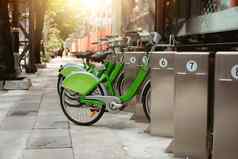 绿色自行车租金城市自行车租金