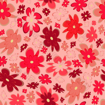 时尚的织物模式微型花夏天打印时尚<strong>设计图案</strong>分散随机优雅的模板时尚打印好时尚纺织织物礼物包装纸珊瑚粉红色的