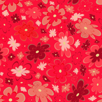 时尚的织物模式微型花夏天打印时尚设计图案分散随机优雅的模板时尚打印好时尚纺织织物礼物包装纸粉红色的珊瑚