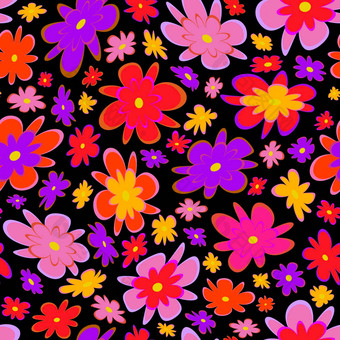 时尚的织物模式微型花夏天打印时尚设计图案分散随机优雅的模板时尚打印好时尚纺织织物包装纸粉红色的淡紫色黑色的