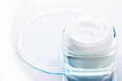 护肤品保湿霜奶油玻璃Jar奢侈品化妆品面部护理产品