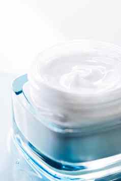 护肤品保湿霜奶油玻璃Jar奢侈品化妆品面部护理产品