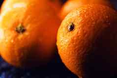 有机橙子新鲜的花园健康的食物水果