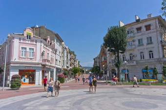 警告城市街视图保加利亚巴尔干半岛欧洲