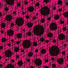 摘要无缝的模式色彩斑斓的球行插图色彩斑斓的波尔卡点点缀背景好邀请海报卡摩天观景轮横幅纺织织物粉红色的黑色的灰色的颜色