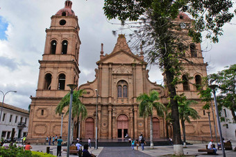圣诞老人克鲁兹大教堂教堂玻利维亚南美国