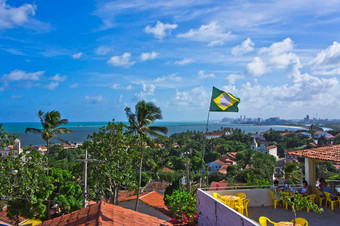 奥琳达城市街视图巴西南美国