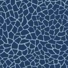 长颈鹿皮肤颜色无缝的模式时尚动物打印连续复制混乱的马赛克蓝色的块Azure背景包装纸有趣的纺织织物打印设计装饰