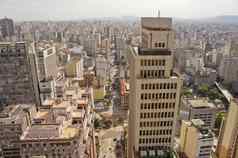 为什么paulo现代城市全景视图skycrapers巴西南美国