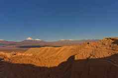 阿塔卡马沙漠自然景观利坎卡武尔火山智利南美国