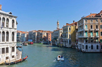 威尼斯城市<strong>大运</strong>河视图意大利欧洲