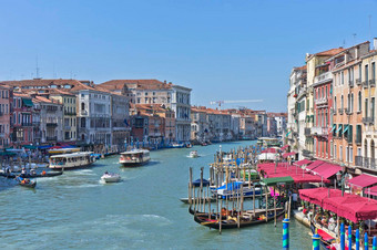威尼斯城市大运河视图意大利欧洲