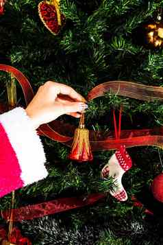 装修圣诞节树手把圣诞节装饰冷杉分支机构圣诞节挂装饰
