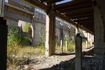 乳糜核权力植物建筑被遗弃的乌克兰核权力植物奇吉林斯卡娅废墟建筑结构