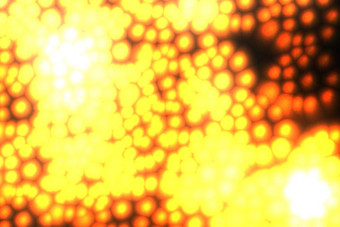 摘要蜂巢六角网格细胞黄色的背景向量插图