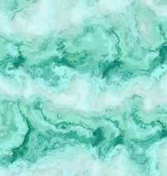 波浪偶然的混合绿色阴影颜色帆布概念首页装饰室内设计