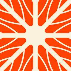美丽的阴影橙色颜色对称的模式插图设计概念首页装饰室内设计