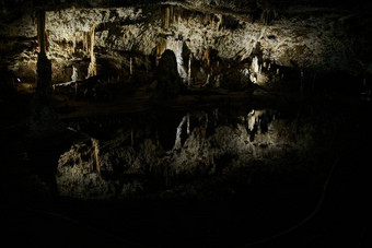石灰石形成内部马科查洞穴摩拉维亚人岩溶
