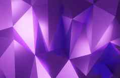 摘要几何模式背景多边形三角形背景紫色的呈现