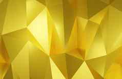 摘要几何模式背景多边形黄金三角背景呈现