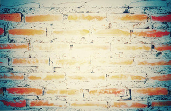 古董图像空砖<strong>墙画</strong>纹理陷入困境的红棕色墙宽难看的东西砖墙破旧的建筑损坏的石膏摘要网络横幅复制空间