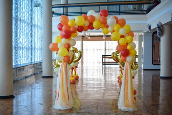 装饰气球婚礼仪式