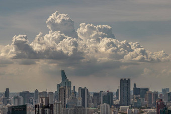 <strong>城市</strong>视图曼谷下午<strong>创建</strong>精力充沛的感觉准备好了一天等待之前