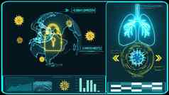 未来主义的技术数字世界锁危机科维德病毒