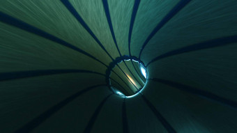 背景飞行科幻隧道神奇的灯呈现